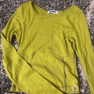 Daydreamer Lime Green Women's Top
